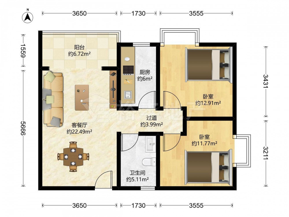 广州岭南花园二手房房源图片
