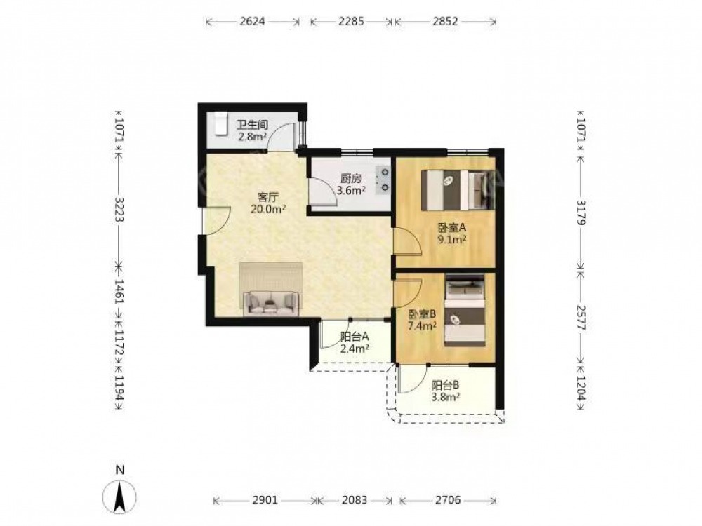 广州积德花苑二手房房源图片
