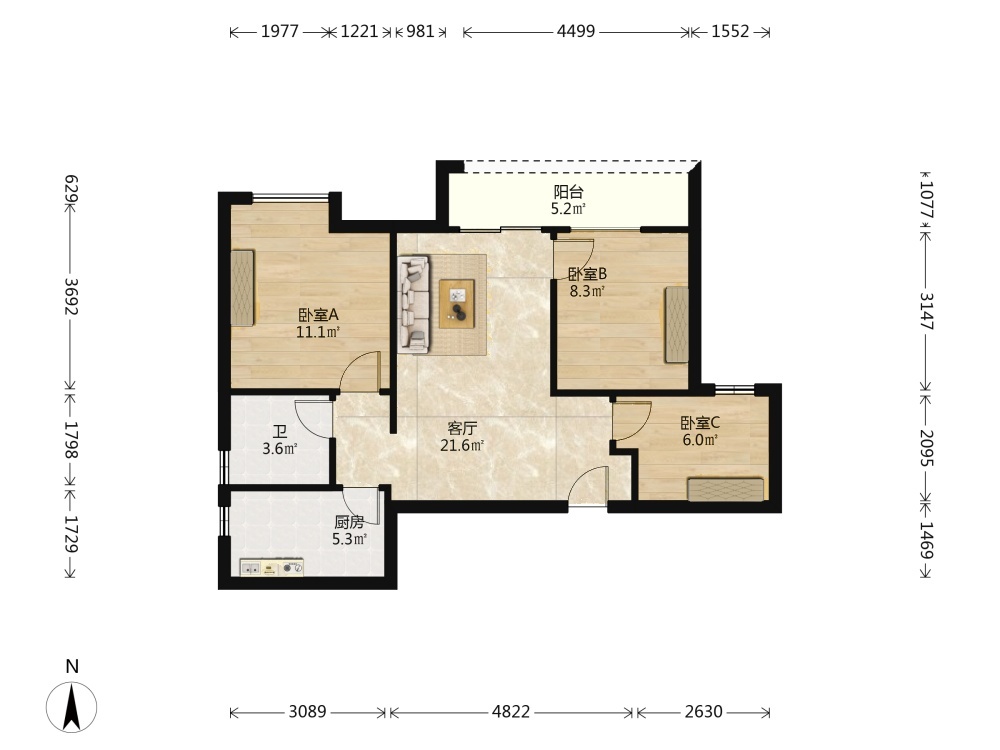 广州保利中交大都汇二手房房源图片