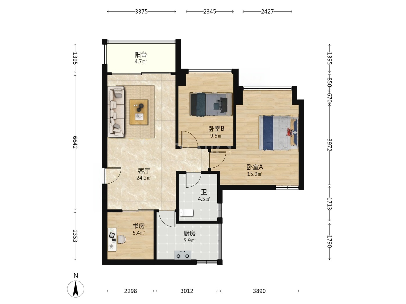 广州泷景花园二手房房源图片
