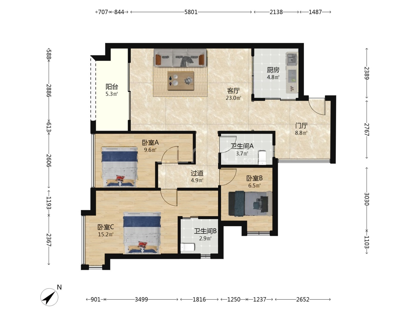 广州佳兆业君汇上品二手房房源图片