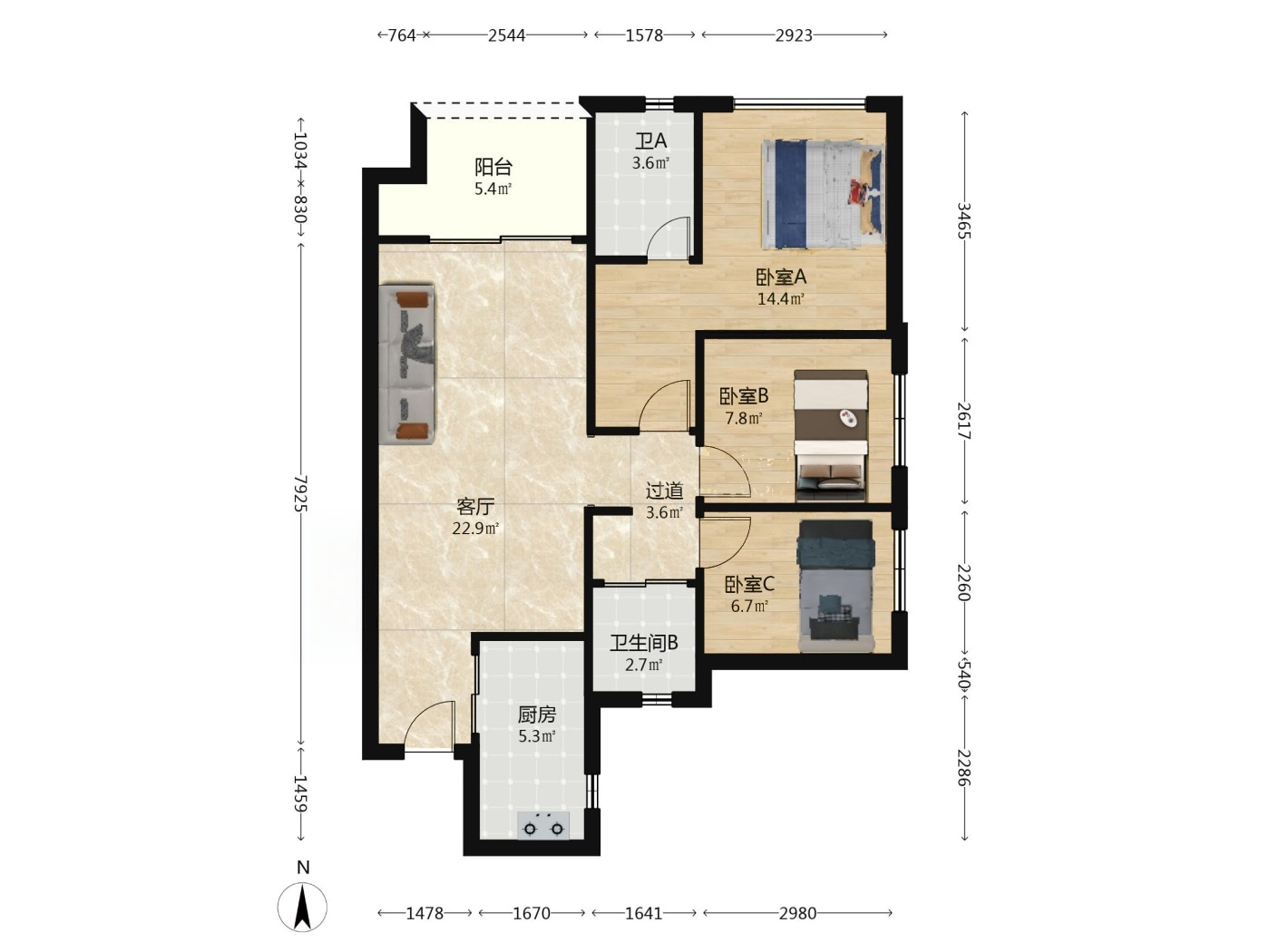 广州万科城二手房房源图片