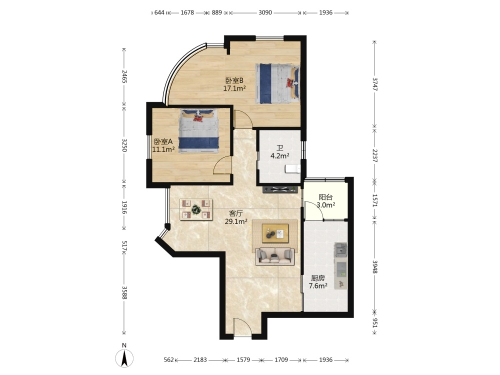 广州东方之珠花园二手房房源图片