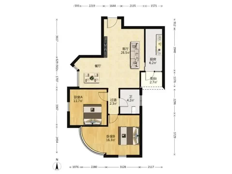 广州东方之珠花园二手房房源图片