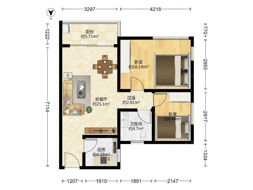 广州同德花园二手房房源图片