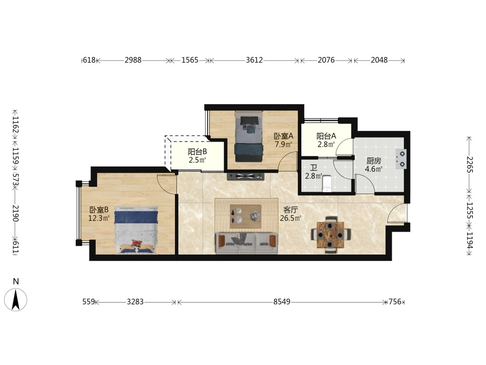 广州天誉华庭二手房房源图片