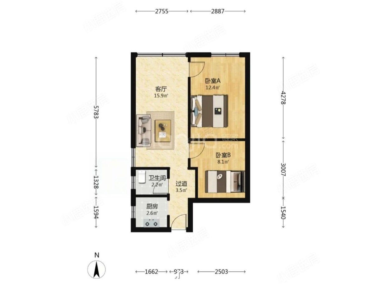 广州积德花苑二手房房源图片