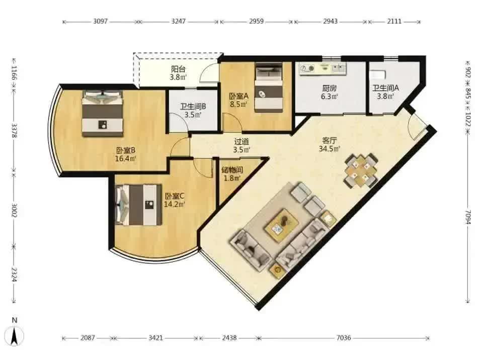 广州帝景苑二手房房源图片