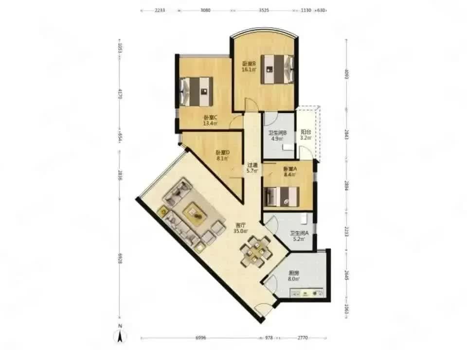 广州帝景苑二手房房源图片