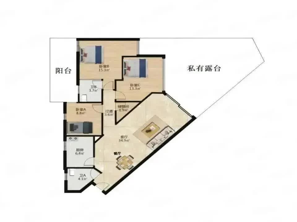 广州帝景苑二手房房源图片