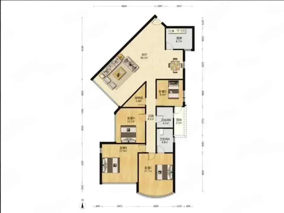 广州帝景苑二手房房源图片