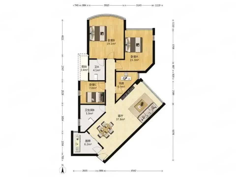 广州帝景苑二手房房源图片