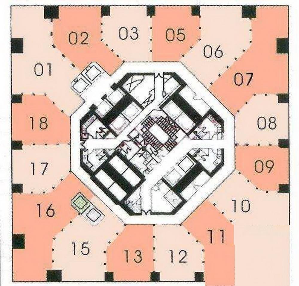 亿年推荐中信广场237方带装修带全套家具拎包入住